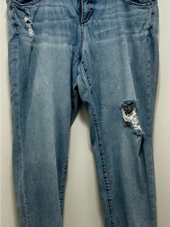 Stitch's Denim - Stitch's Light Blue Distressed Women's Jeans